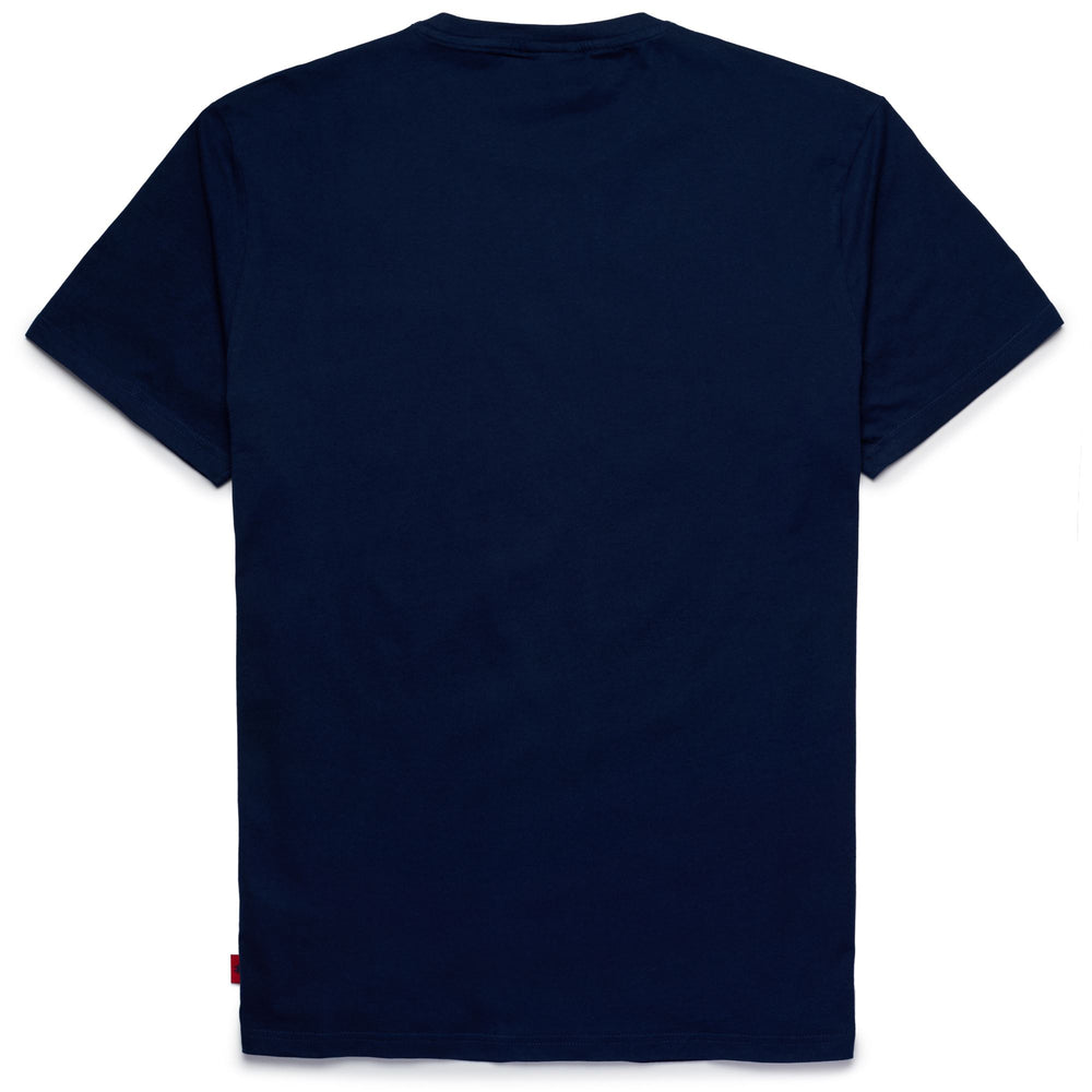 Iris Blue Men's Classic Slim Fit Cotton T-Shirt with Pocket 02