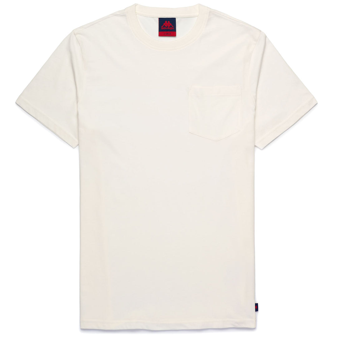Natural white Men's Classic Slim Fit T-Shirt with Chest Pocket 01