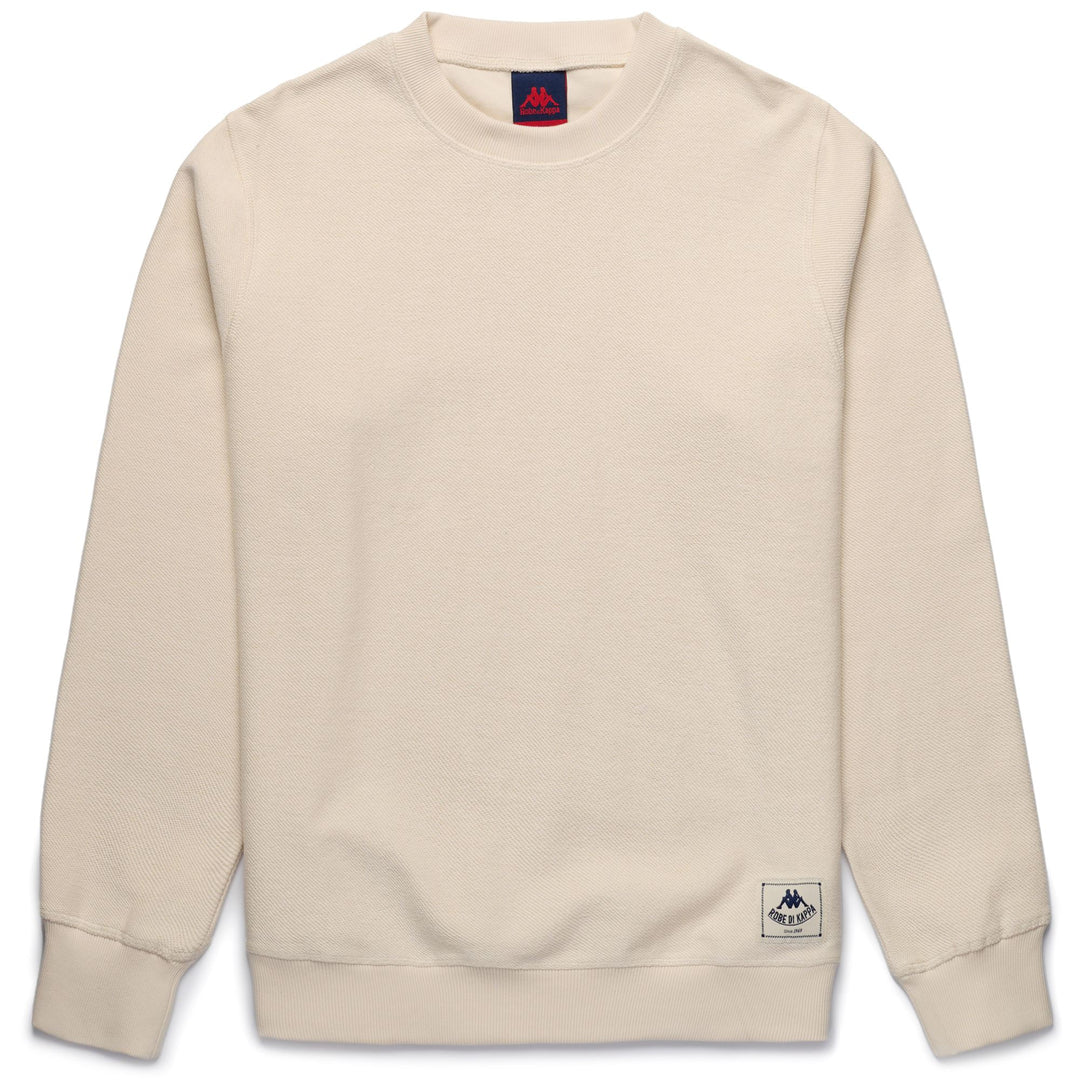Beige Yellow Men's Casual Fleece Jumper with Textured Fabric 01