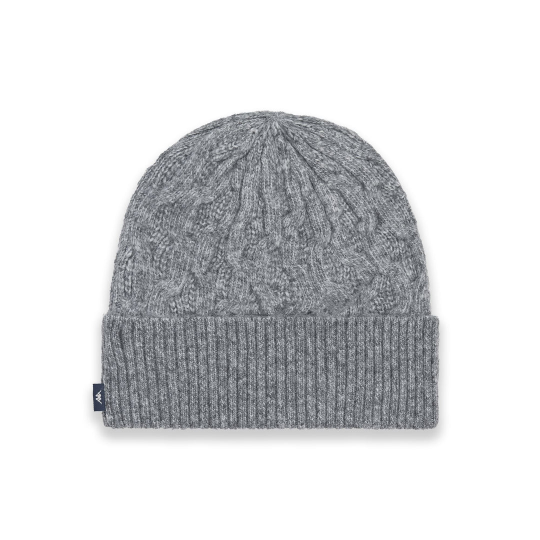 Grey Unisex Hat in Soft Yarn Blend Wool main