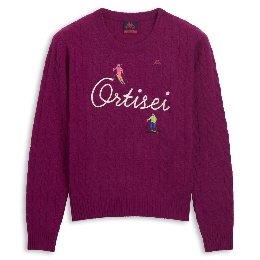 MULES - KNITWEAR - Pull  Over - Woman - ORTISEI-VIOLET RASPBERRY 01