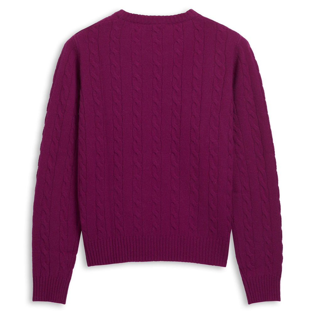 MULES - KNITWEAR - Pull  Over - Woman - ORTISEI-VIOLET RASPBERRY 02