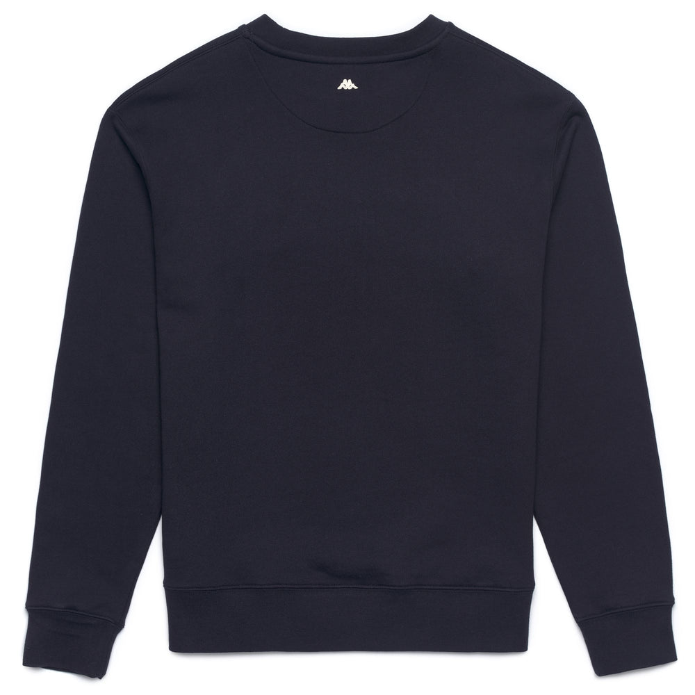 Marine blue Men's Fleece Jumper with Embroidered Detail 02