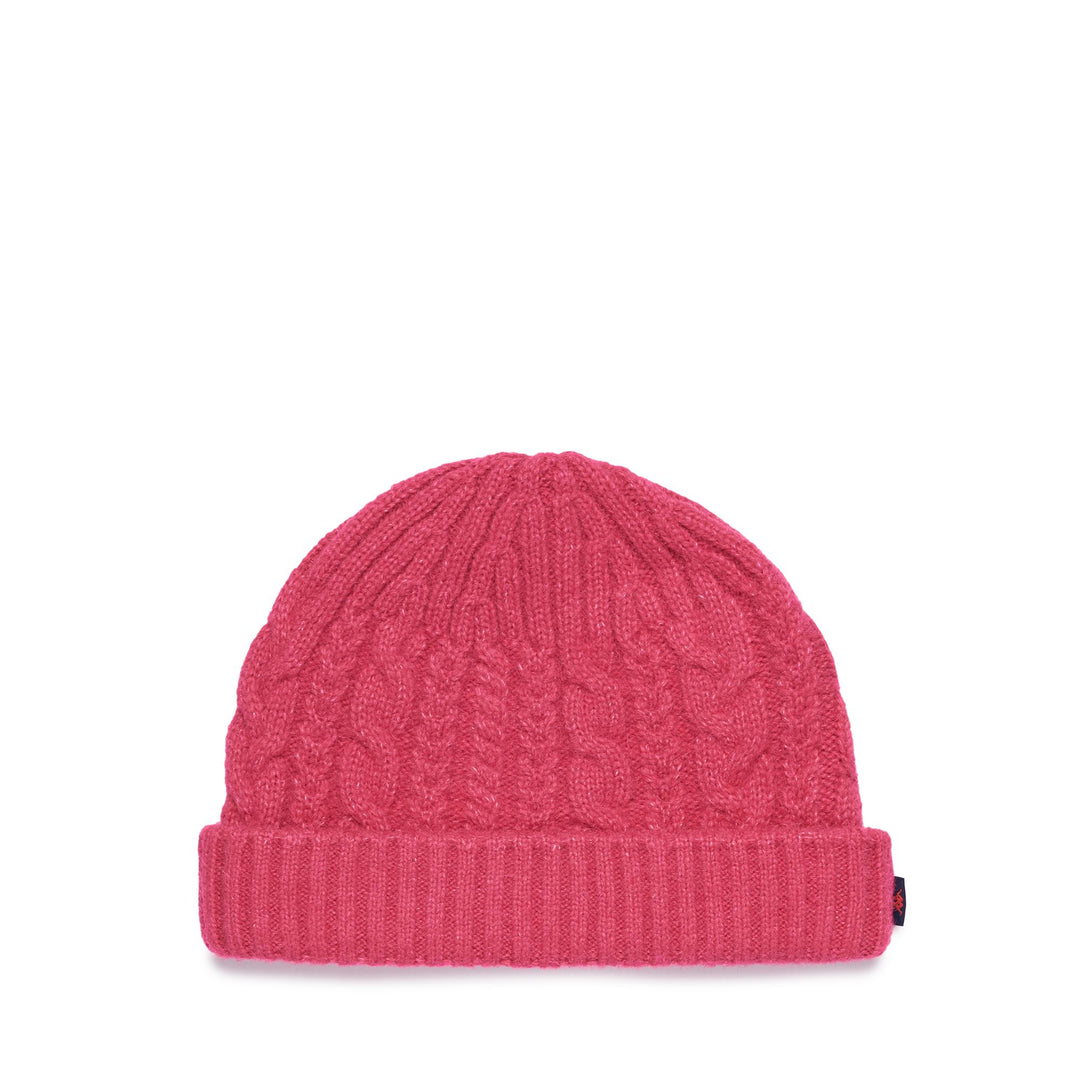 Fuchsia Women's Classic Beanie Hat with Recycled Polyester Blend main