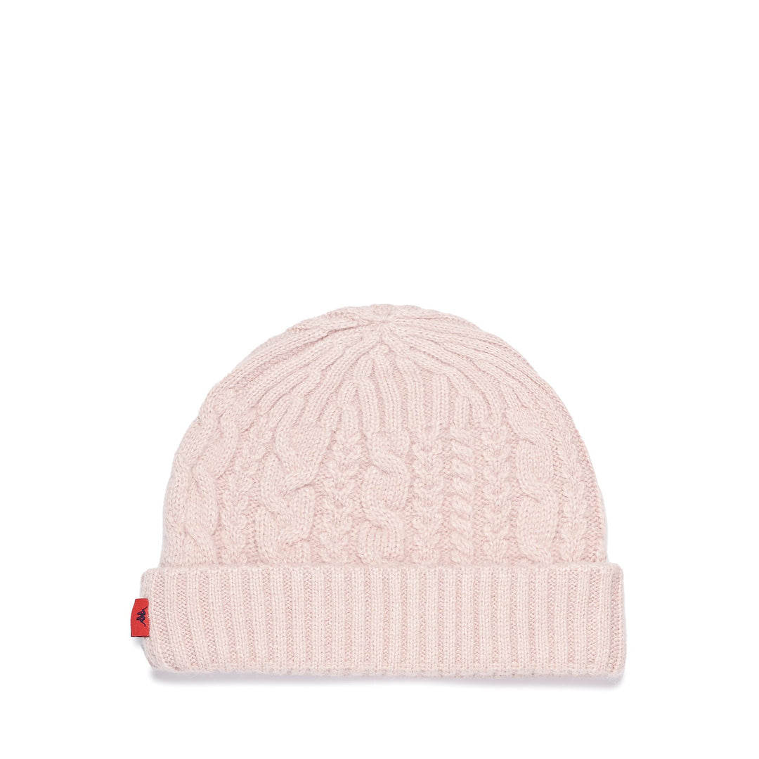 Brown pink Women's Classic Beanie Hat with Recycled Materials main