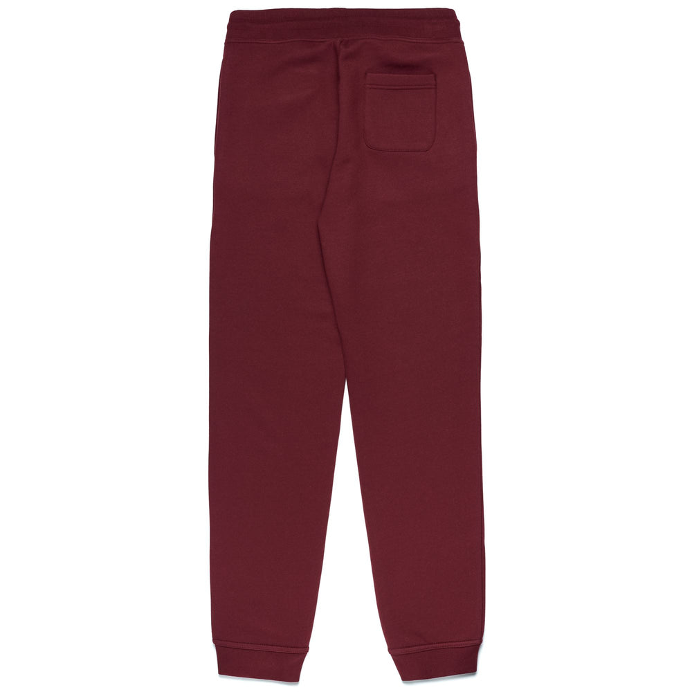 Pantaloni Sportivi Slim Fit Uomo in Cotone Spazzolato Rosso 02