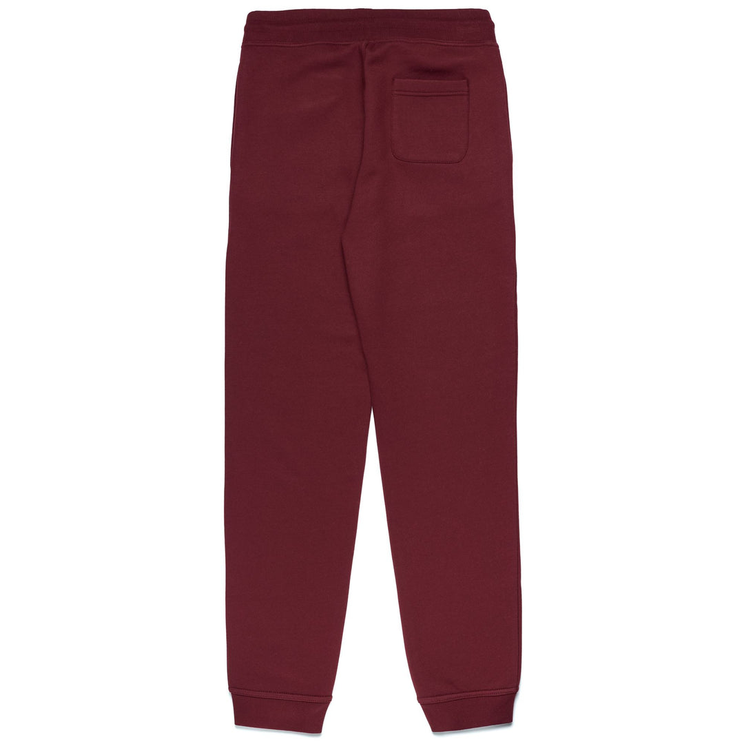 Pantaloni Sportivi Slim Fit Uomo in Cotone Spazzolato Rosso main