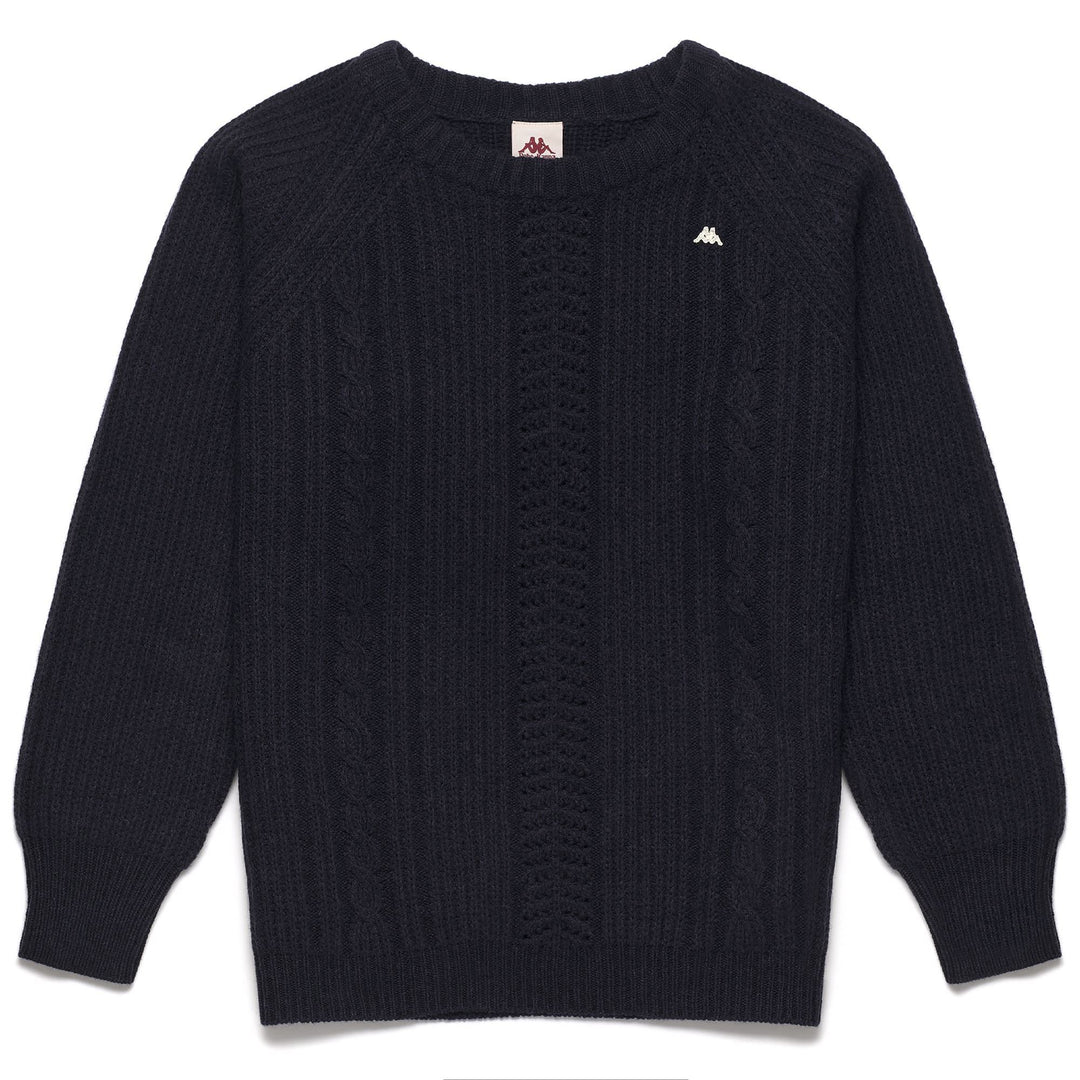 Blue Men's Regular Fit Wool Crewneck Pullover 01