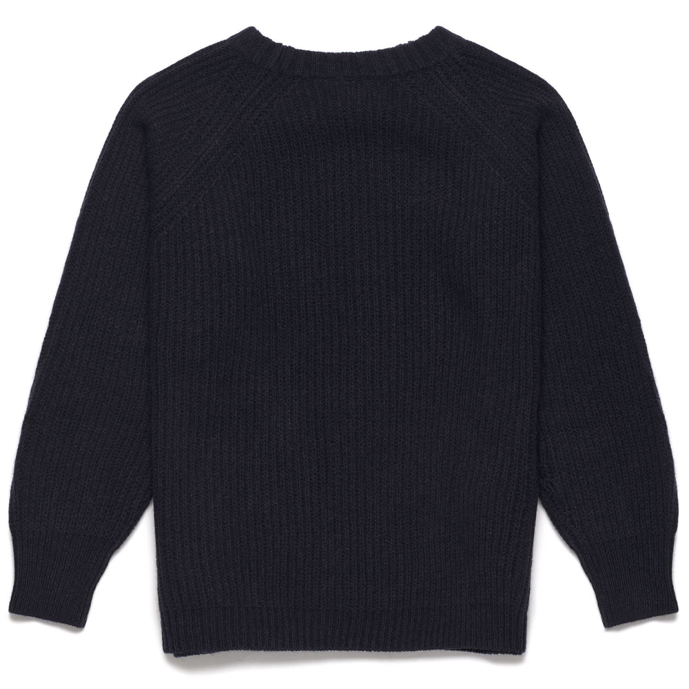 Blue Men's Regular Fit Wool Crewneck Pullover 02