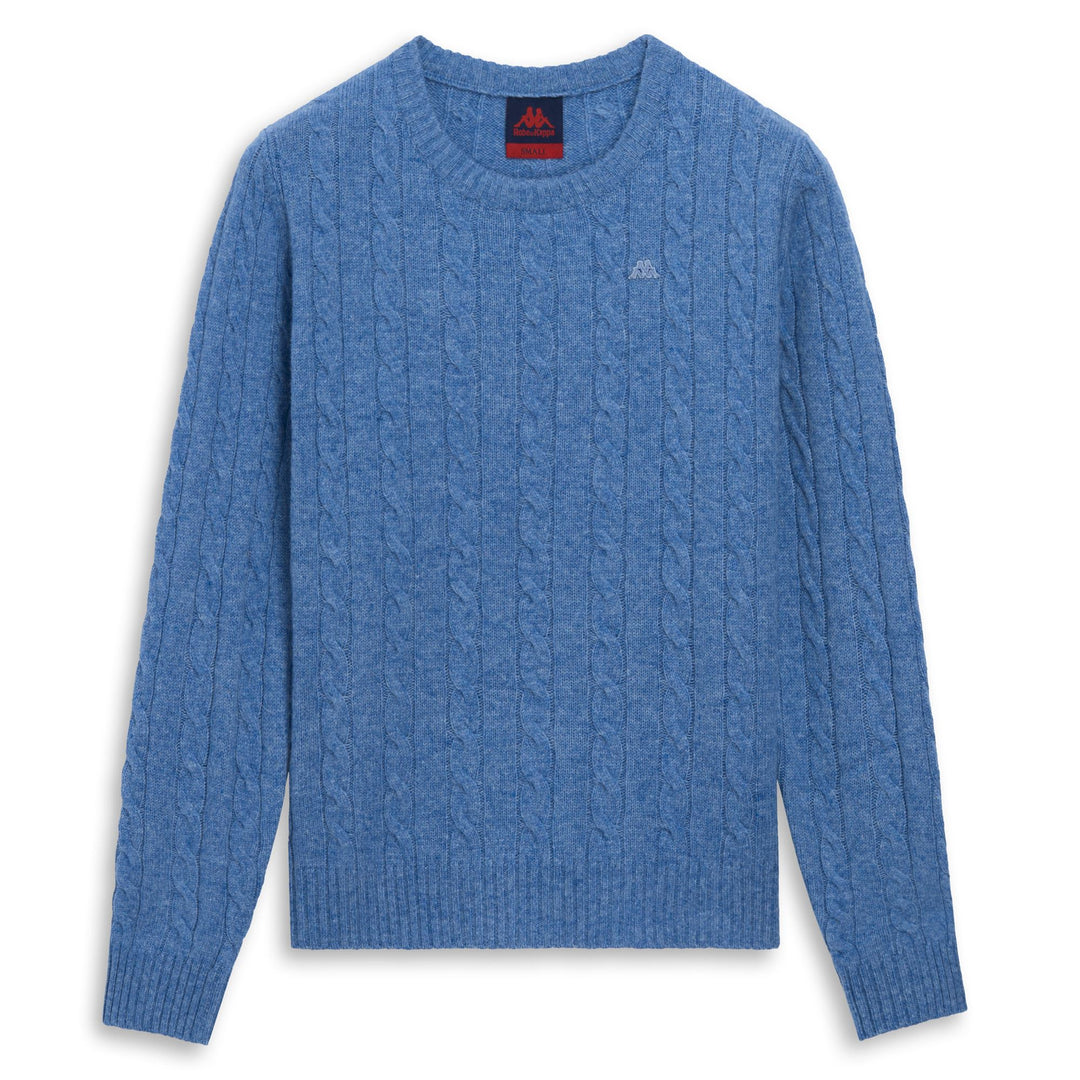 Blue Women's Classic Fit Wool Cable Knit Pullover main