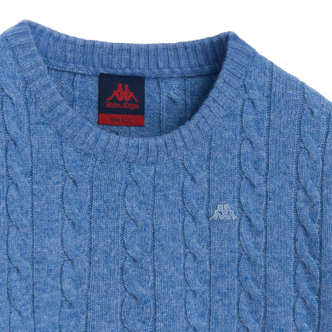 Blue Women's Classic Fit Wool Cable Knit Pullover main