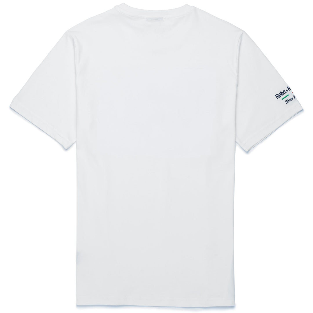 T-Shirt Casual Slim Fit Uomo Cotone Bianco Naturale main