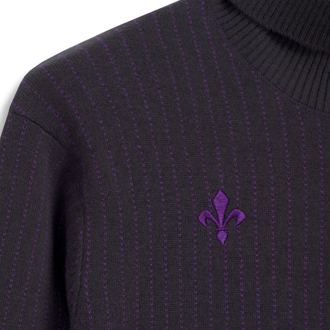 Black Men's Classic Fit Wool Turtle Neck Pullover main