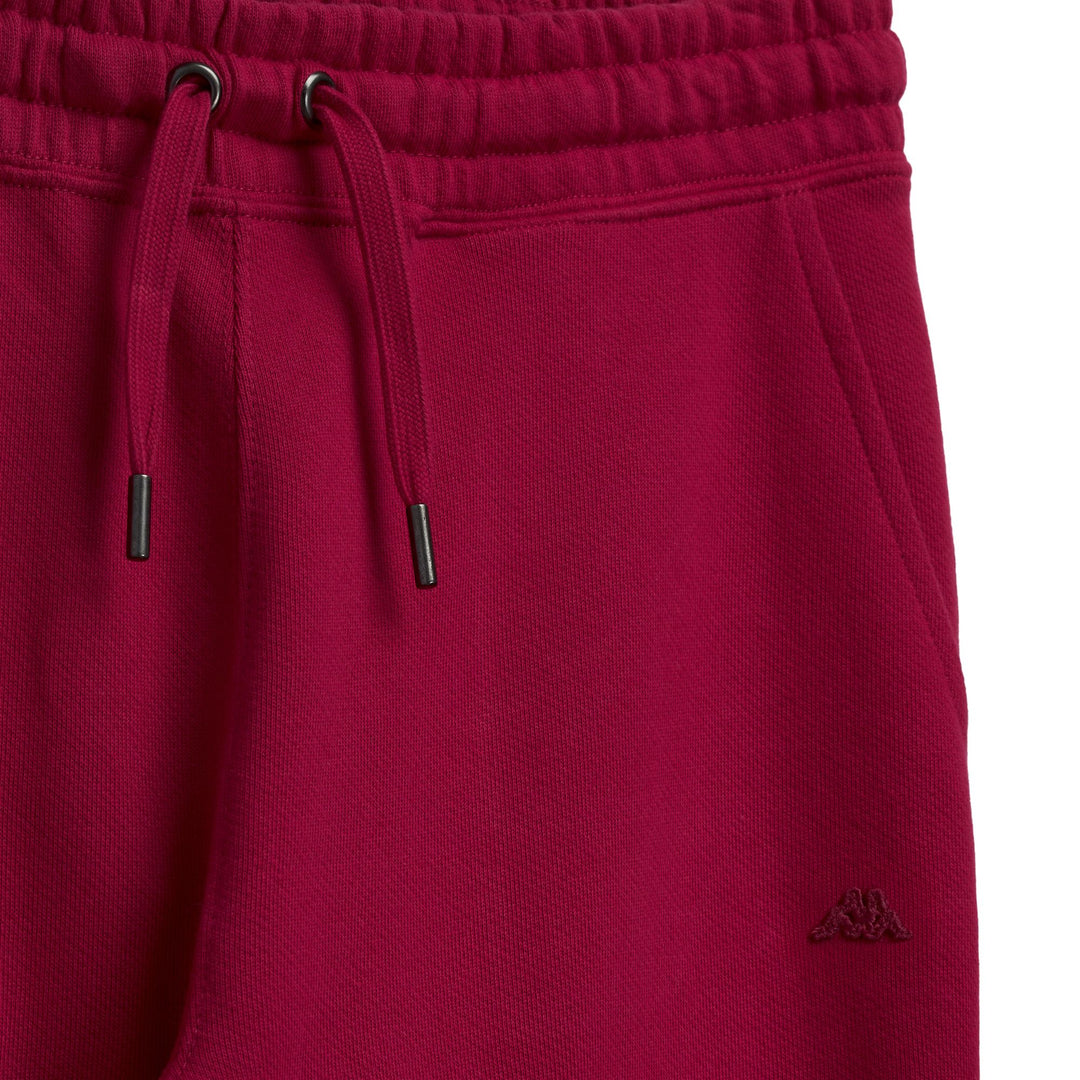 Pantaloni sportivi in ​​spugna francese classici rossi da donna main