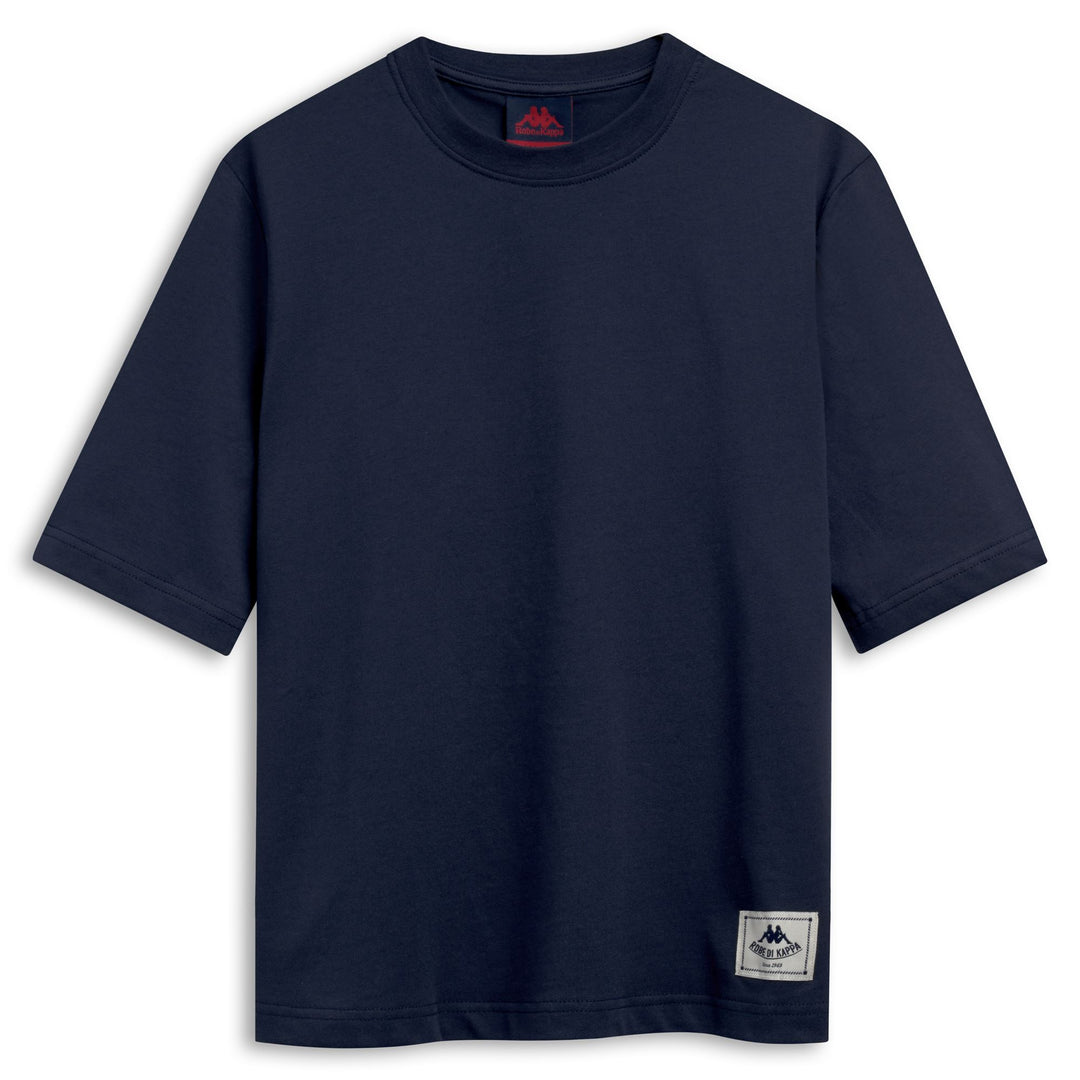 Blue Women's Loose Fit Casual T-Shirt 01