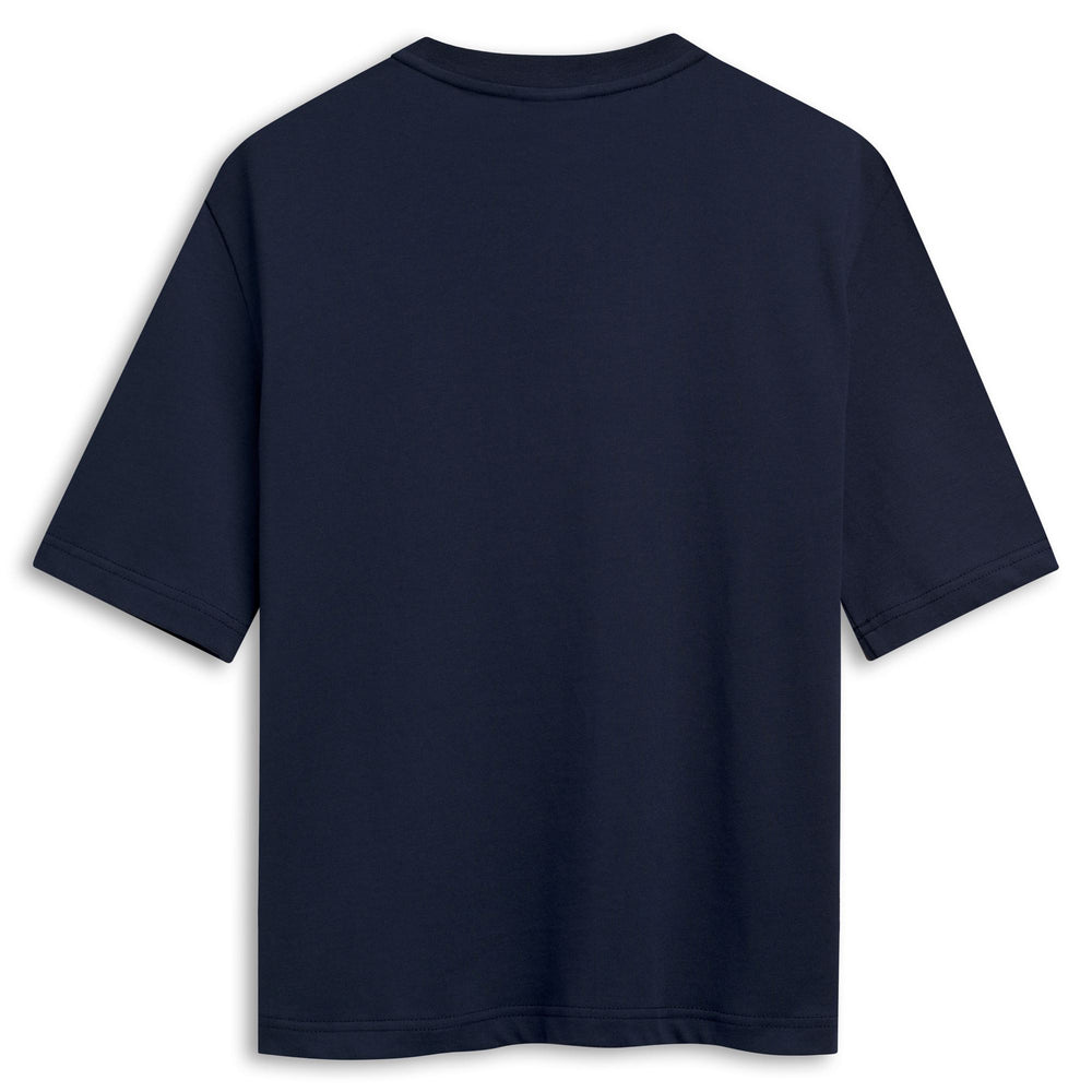 Blue Women's Loose Fit Casual T-Shirt 02