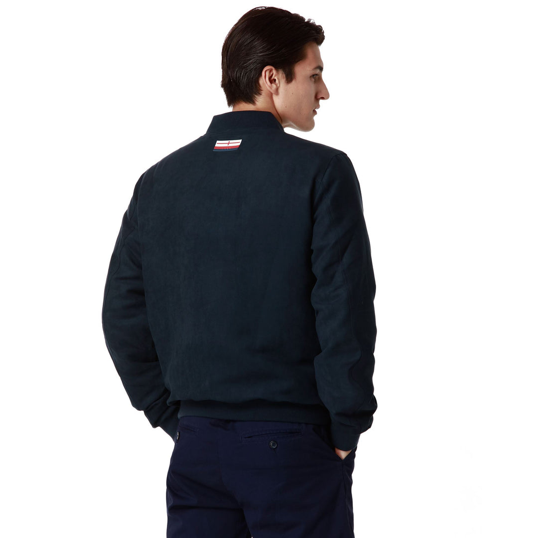 Marine Blue Men's Functional Short Jacket with Windproof Pockets main