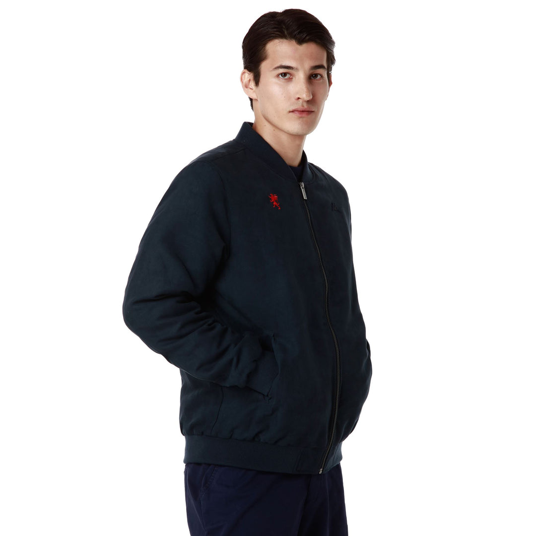 Marine Blue Men's Functional Short Jacket with Windproof Pockets main