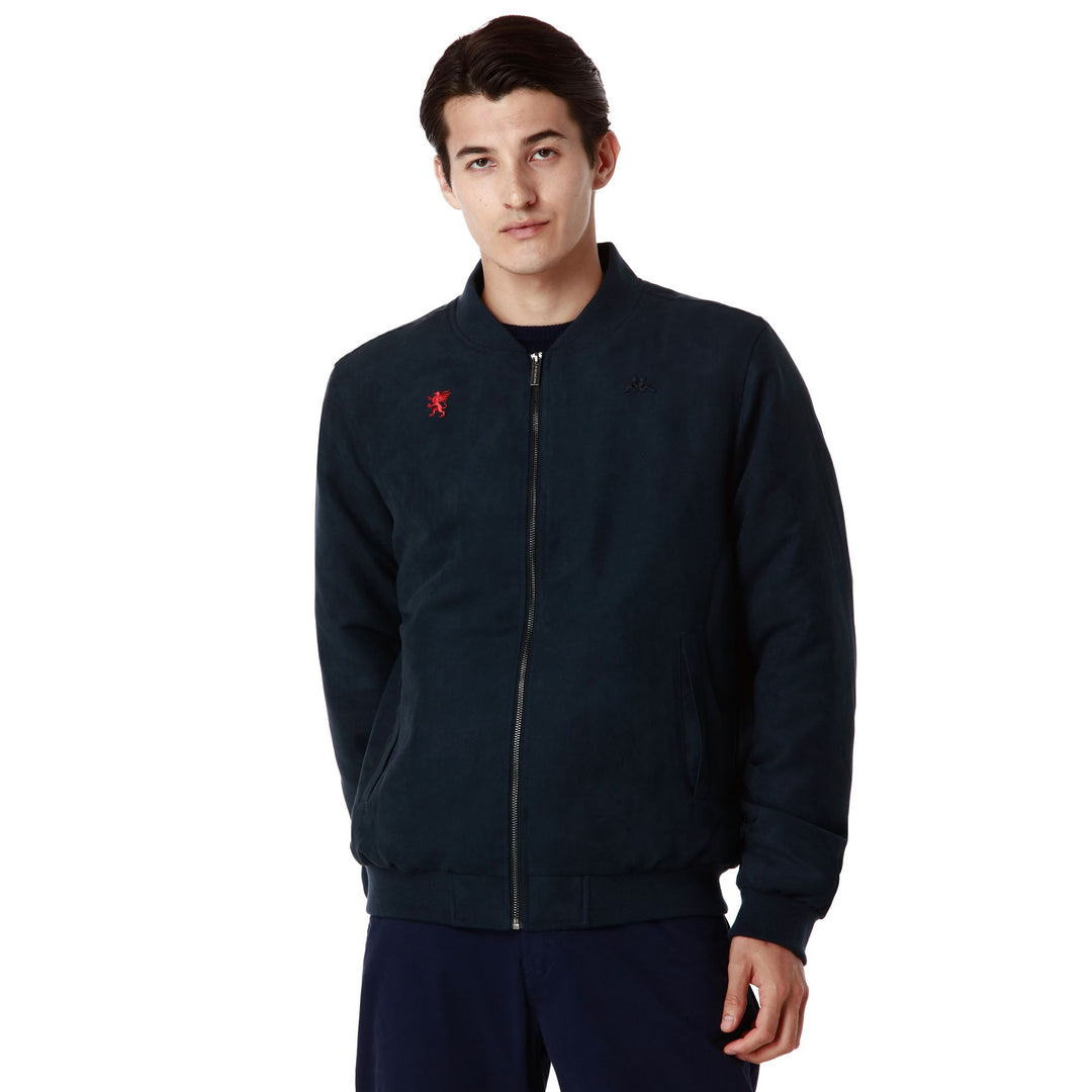Marine Blue Men's Functional Short Jacket with Windproof Pockets main