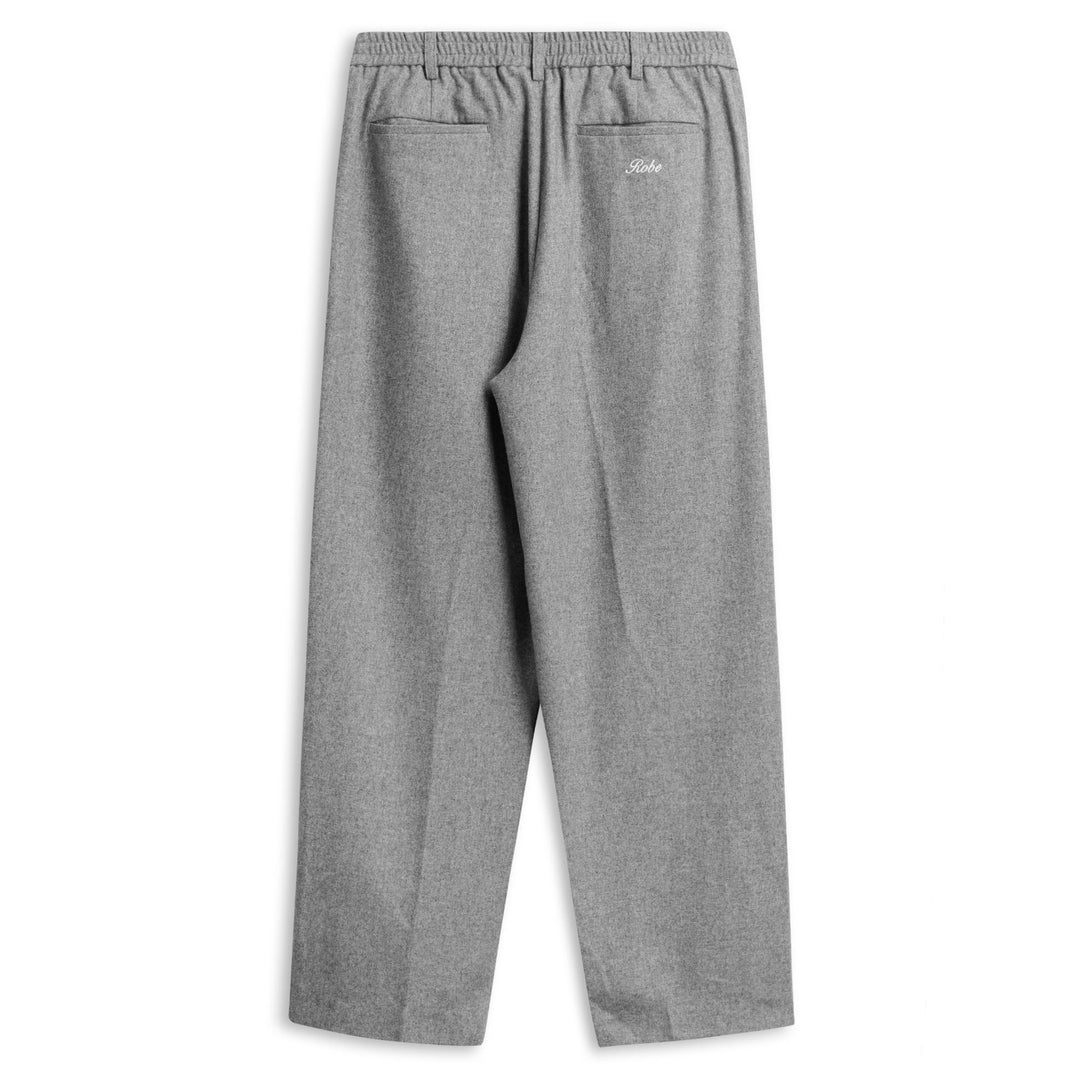 Grey Men's Wide Fit Chino Pants in Flannel main