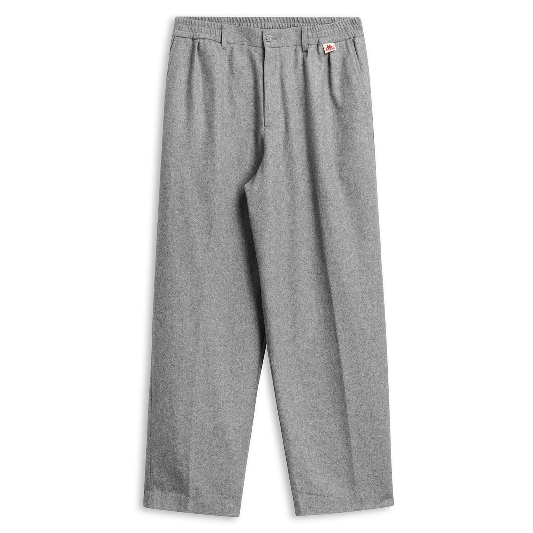 Pantalones chinos de franela de corte ancho para hombre, color gris 01
