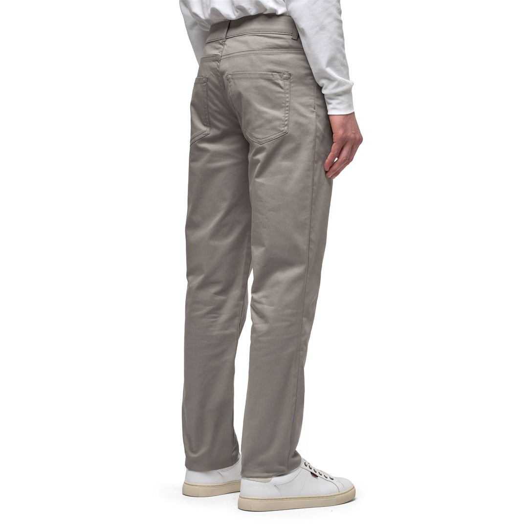 Brown Men's Slim Fit Casual Stretch Gabardine Pants main