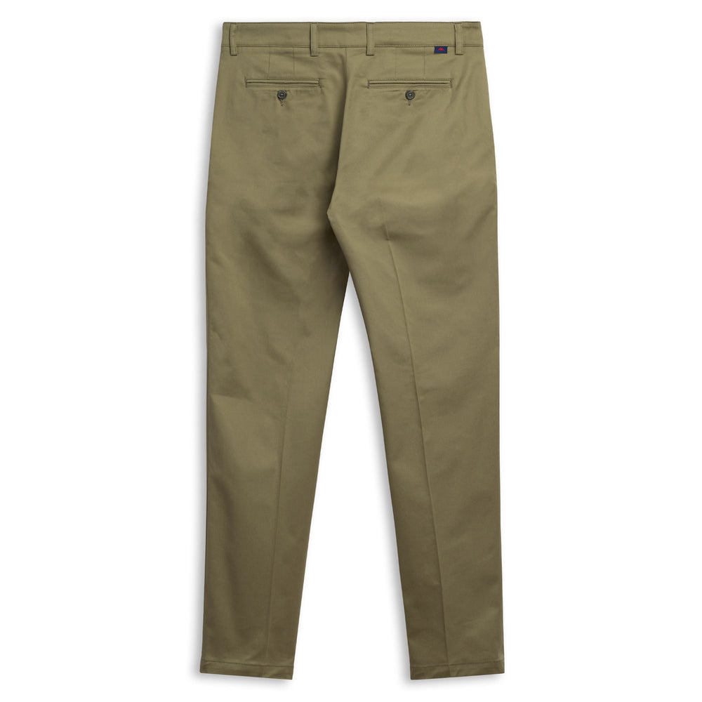 Green Men's Slim Fit Casual Stretch Chino Pants 02