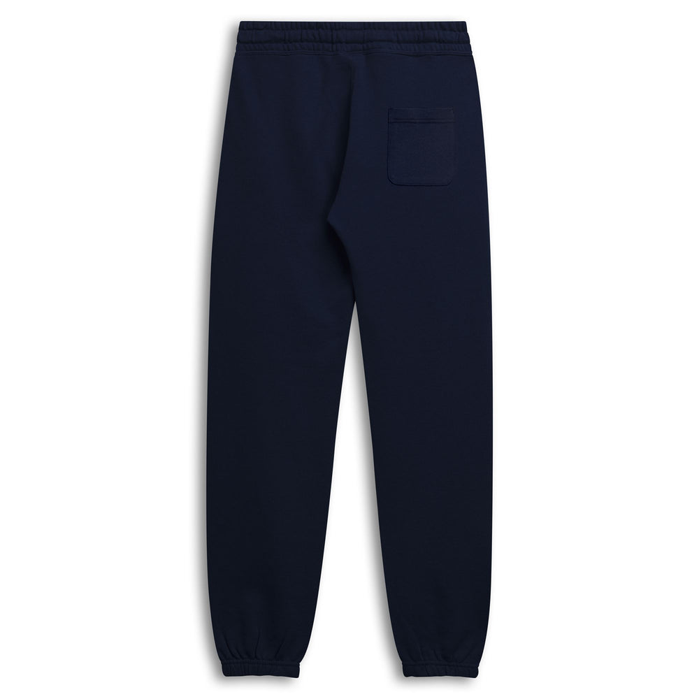 Pantalon de sport bleu pour homme, coupe classique, en coton. 02