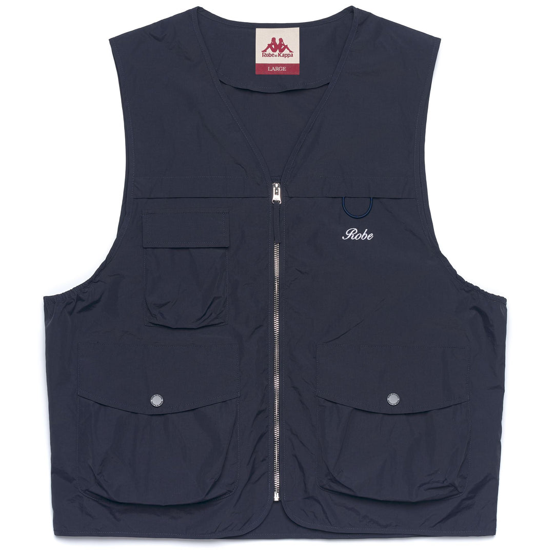 Marine blue Men's Utility Vest with Pockets and Padding 01