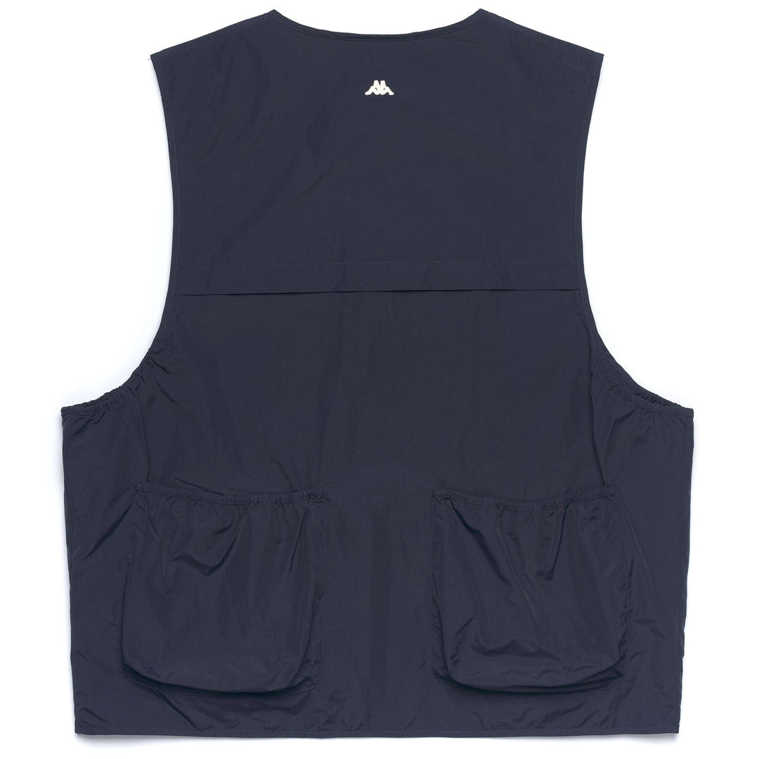 Gilet multiuso da uomo blu marino con tasche e imbottitura main