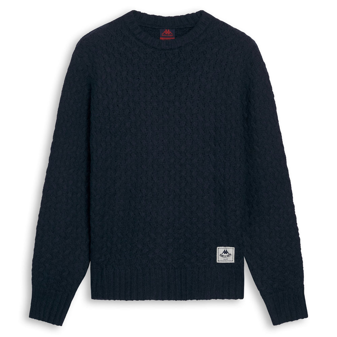 Blue Men's Regular Fit Wool Blend Sweater 01