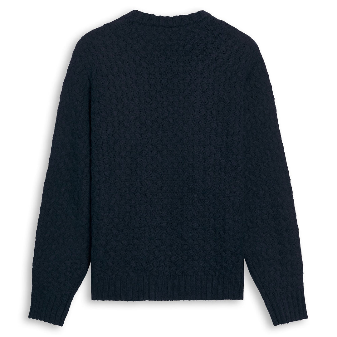 Blue Men's Regular Fit Wool Blend Sweater main