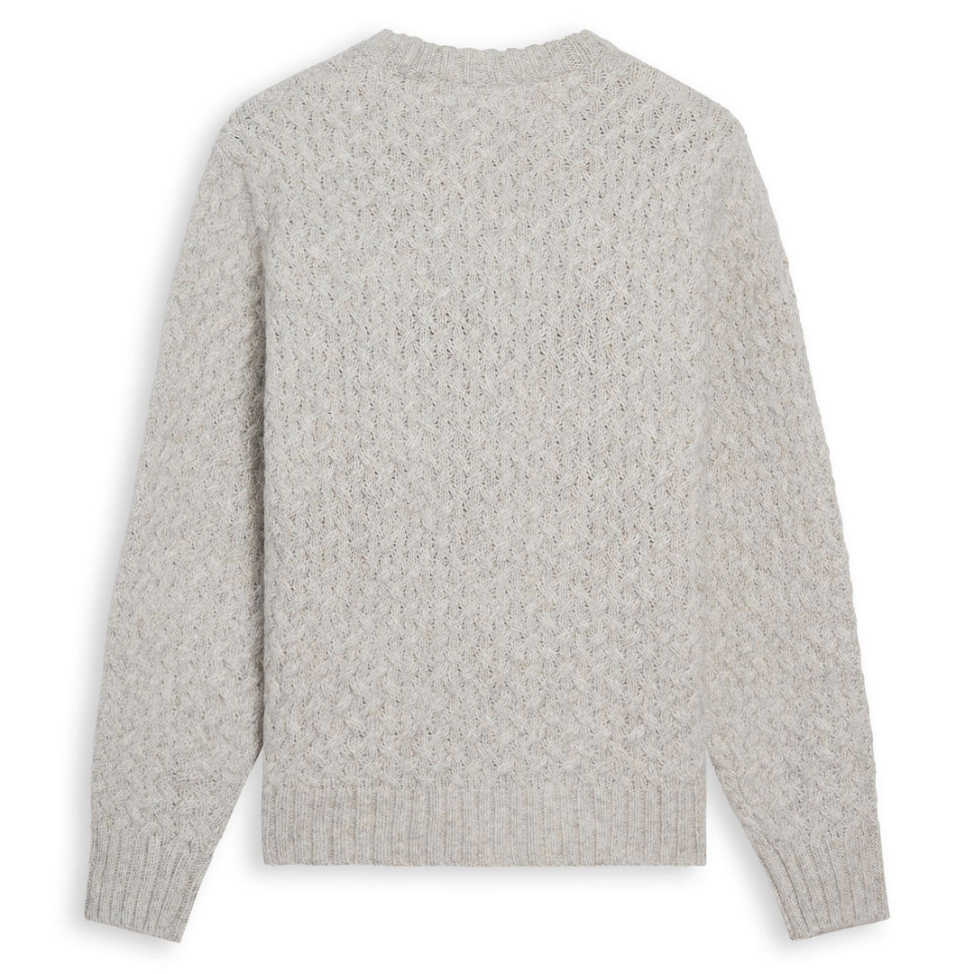Beige Men's Regular Fit Wool Blend Jumper main