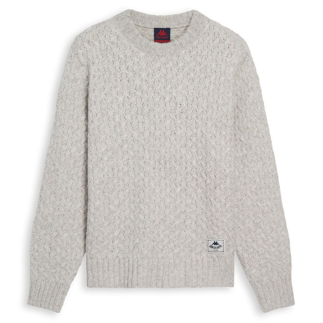 Pull beige pour homme, coupe classique, en laine mélangée 01