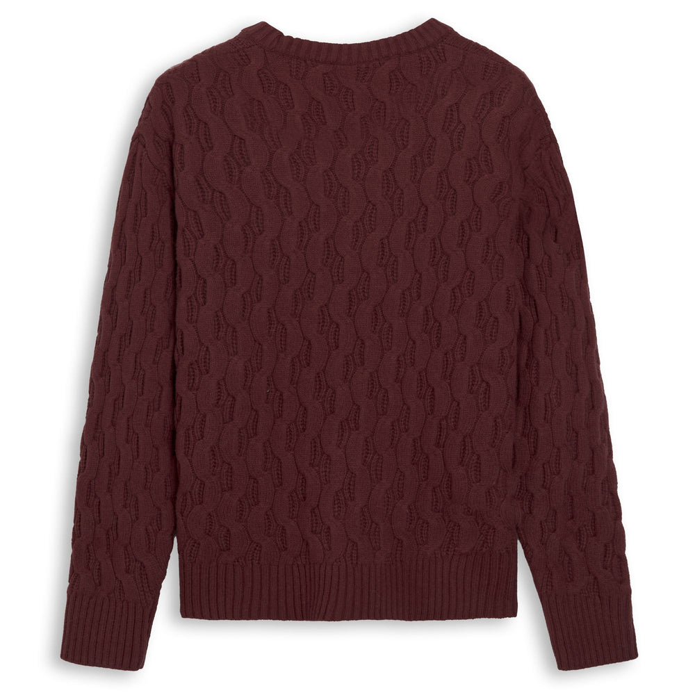 Red Men's Regular Fit Wool Sweater 02