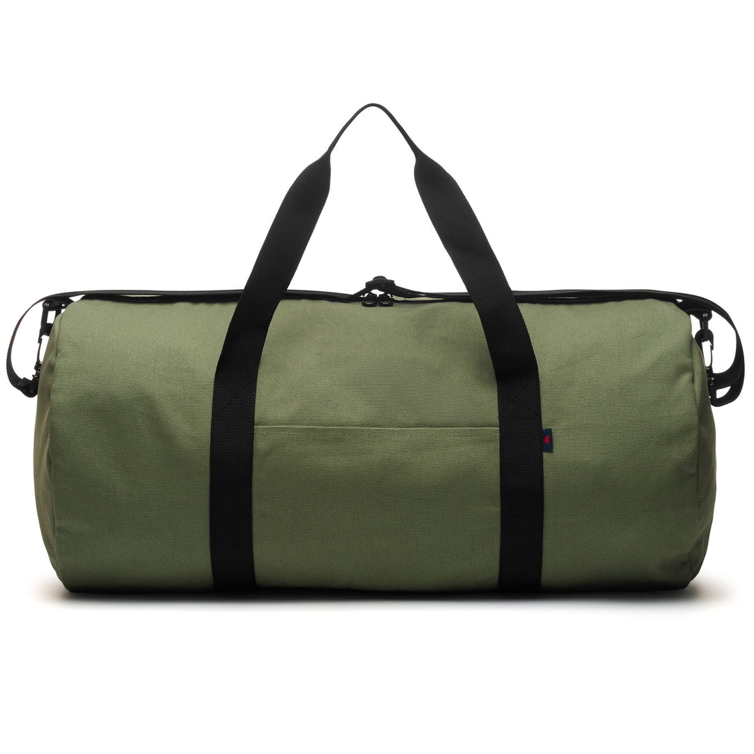 Borsa Duffle Unisex Classica Verde Olivina con Chiusura a Zip 01