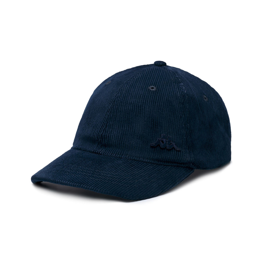 Cappellino da baseball da uomo in velluto a coste di cotone blu main