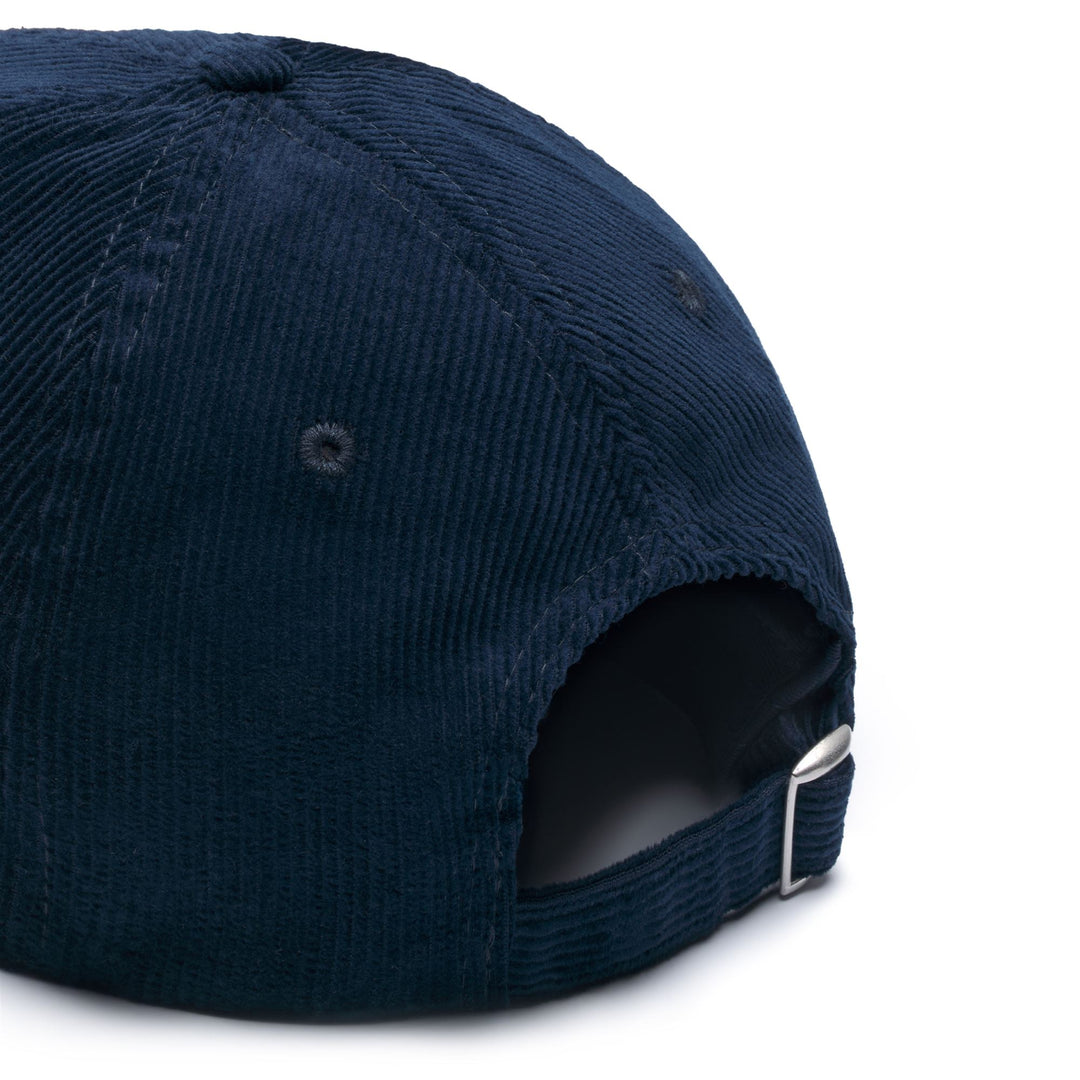 Cappellino da baseball da uomo in velluto a coste di cotone blu main
