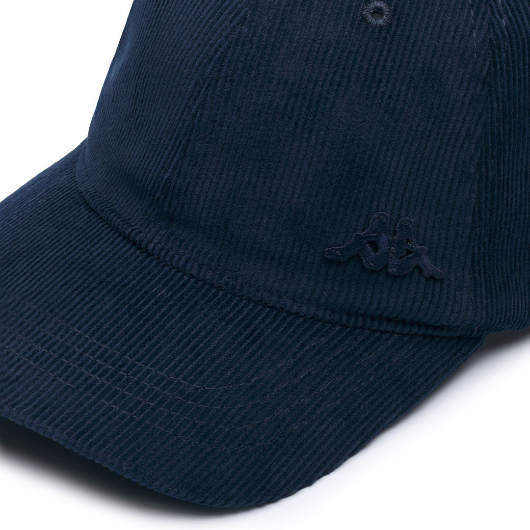 Cappellino da baseball da uomo in velluto a coste di cotone blu main