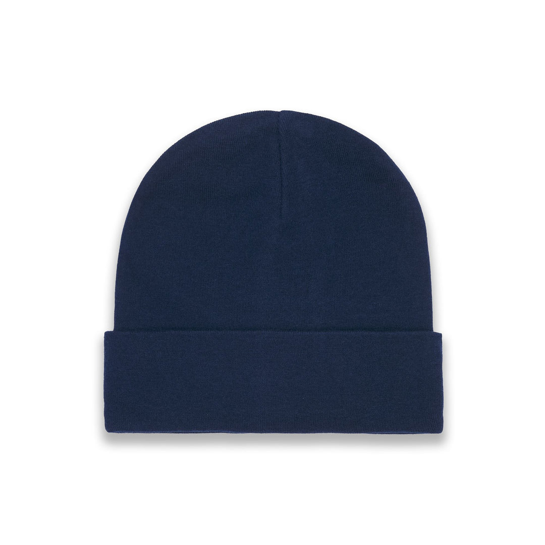 Bonnet unisexe bleu en maille de laine mélangée 01