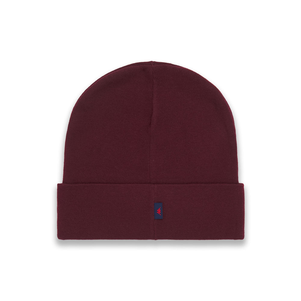 Bonnet unisexe rouge tricoté en laine mélangée 02