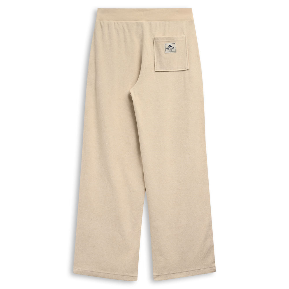 Pantalon décontracté gris pour femme, coupe classique, en polaire éponge 02
