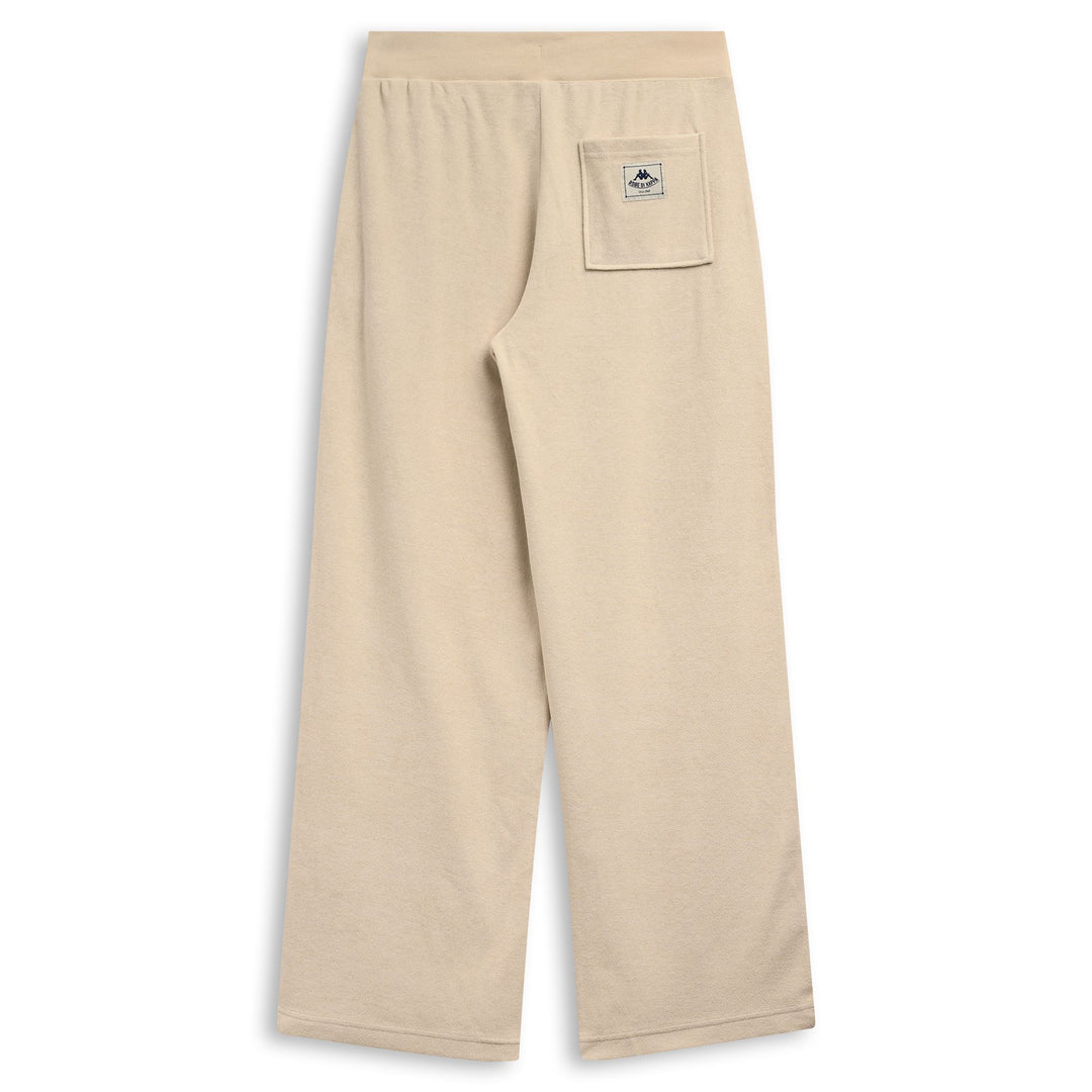 Pantalon décontracté gris pour femme, coupe classique, en polaire éponge main