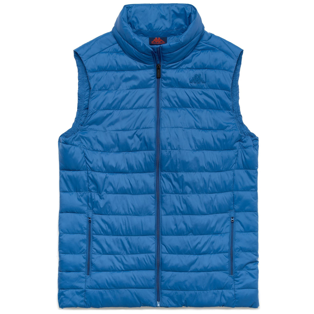 Chaqueta clásica de nailon para hombre en azul agua profunda 01
