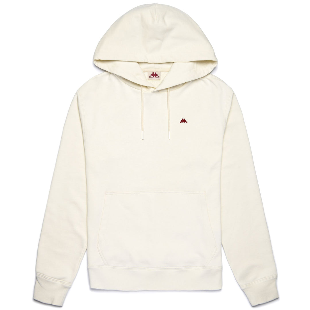 White Men's Regular Fit Casual Hoodie in Melange French Terry 01