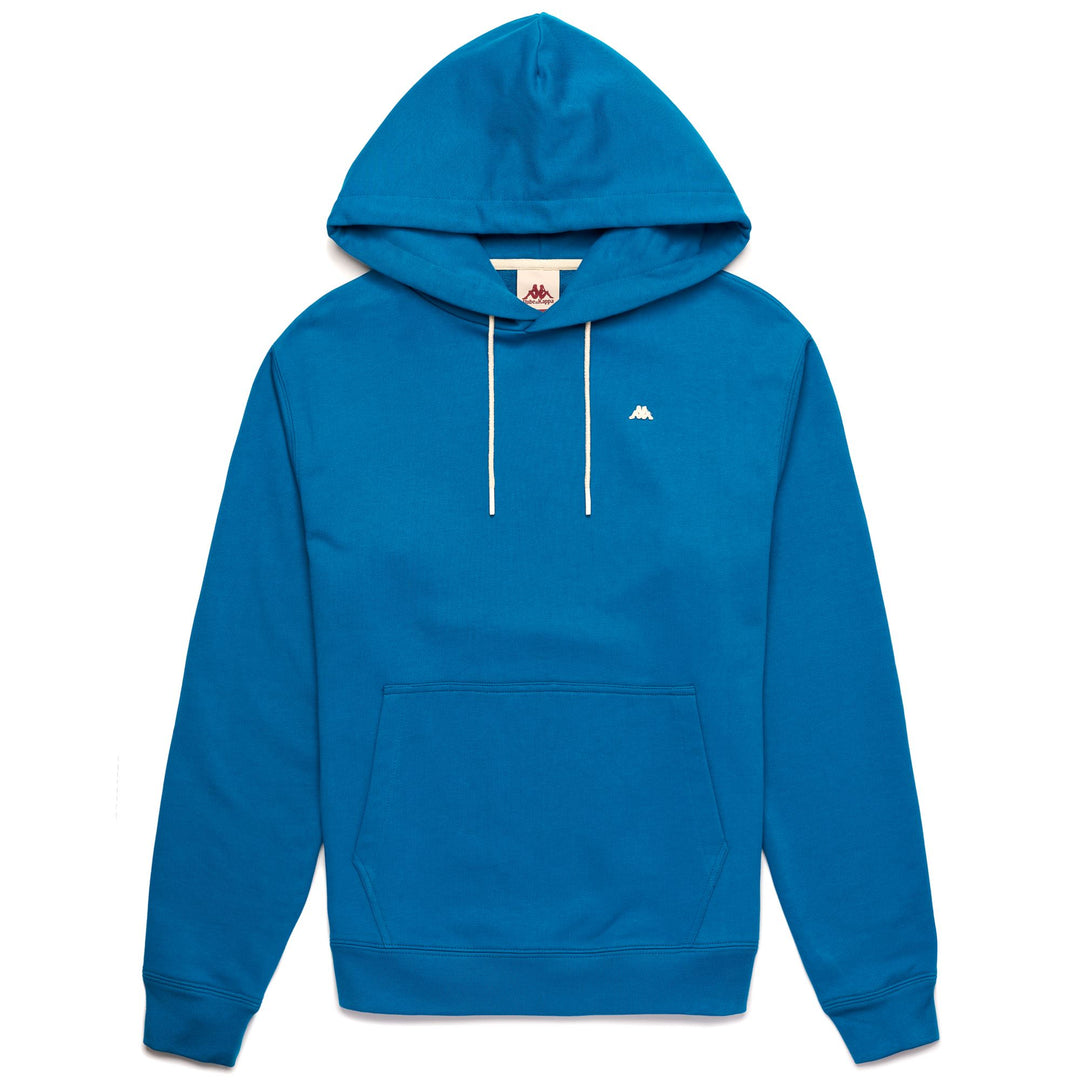 Petrol blue Men's Casual Fleece Hoodie with Pouch Pocket 01