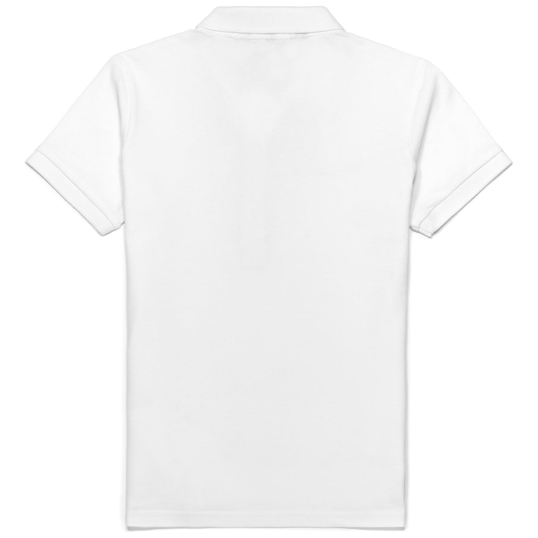 Vestido tipo polo ajustado para mujer, en gris y blanco, con botones de nácar main