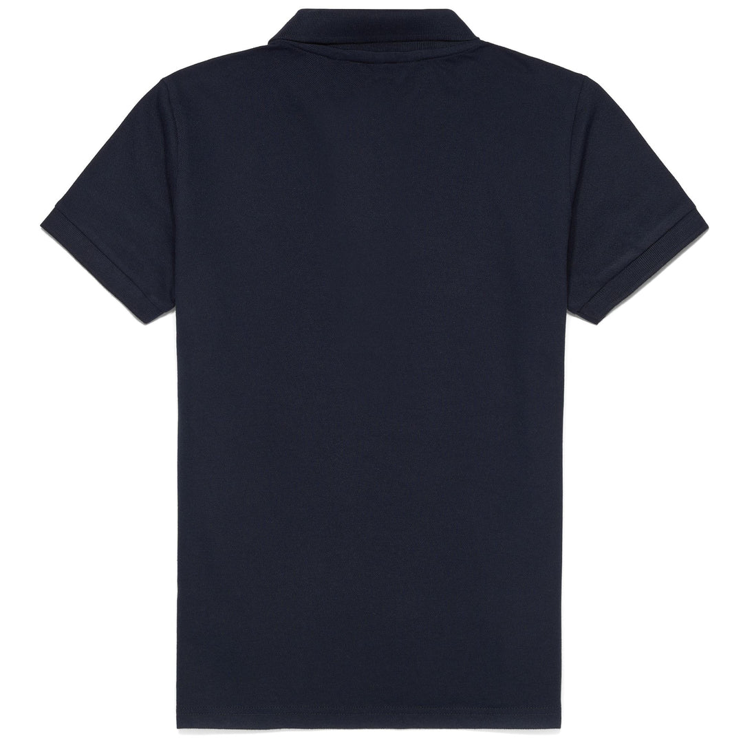 Polo Classica Slim Fit Donna Blu Navy con Bottoni in Madreperla main