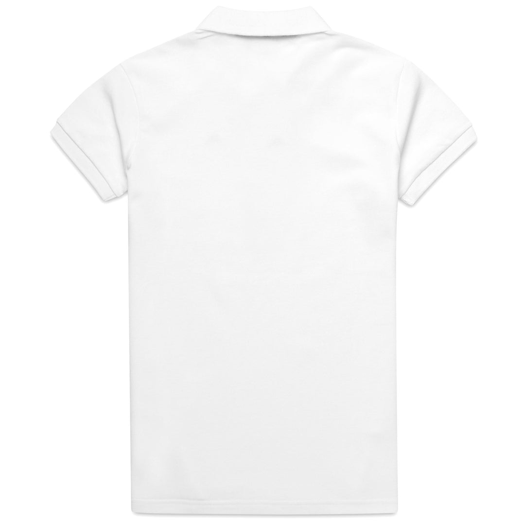 Vestido tipo polo ajustado para mujer, en gris y blanco, con botones de nácar main