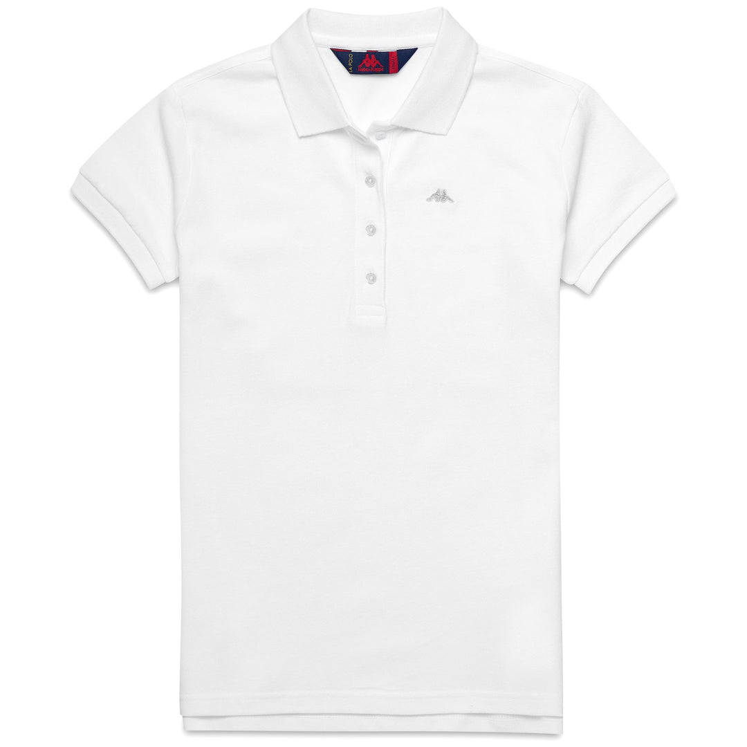 Vestido tipo polo ajustado para mujer, en gris y blanco, con botones de nácar 01